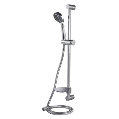 Plumbob Chrome 3 Pattern Shower Head Wall Bracket Bar Kit 923949