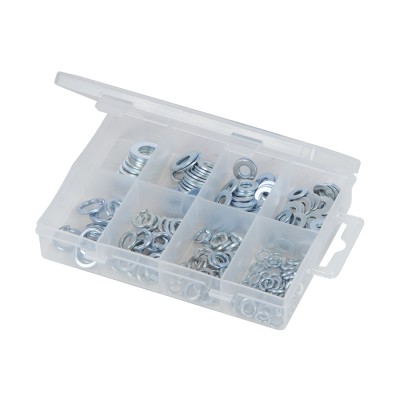 Fixman Steel Flat and Spring Washers M5 to M10 Mixed 935619