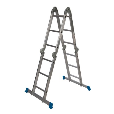 Silverline Combination Ladder Steps With Working Platform 953474