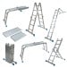 Silverline Combination Ladder Steps With Working Platform 953474