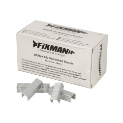 Fixman 10J Stapler Staples 11.2 x 10mm 5000pk 983163
