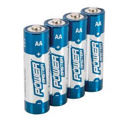 Power Master AA Super Alkaline Batteries Pack of 4 992118