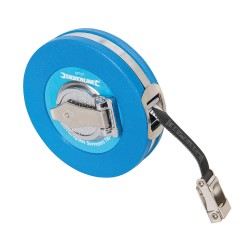 Silverline Surveyors Fiberglass Tape Measure Reel 10m MT37