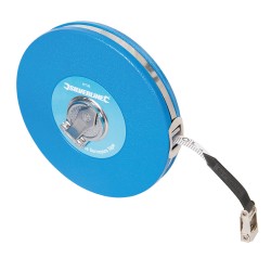 Silverline Surveyors Fiberglass Tape Measure Reel 30m MT38