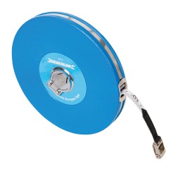 Silverline Surveyors Fiberglass Tape Measure Reel 50m MT40