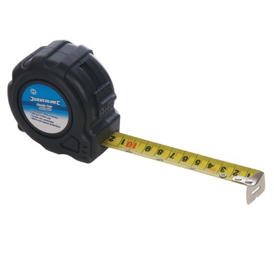 Silverline Chunky Measuring Tape 5 Metre 16ft x 25mm 250192