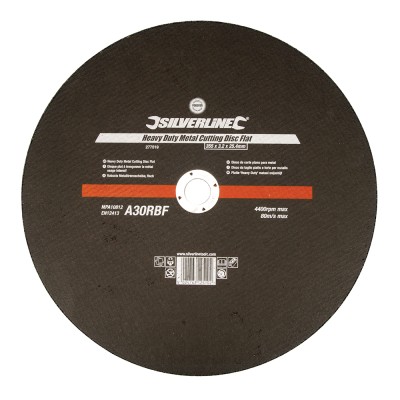 Silverline HD Metal Cutting Disc Flat 355mm x 3.2mm x 25.4mm 277519