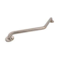 Plumbob Angled Bathroom Grab Bar Polished Stainless Steel 250 x 590mm 380957
