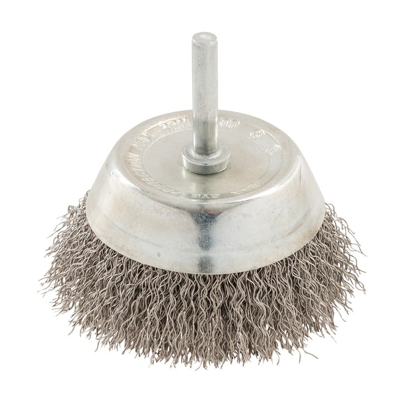 Silverline Rotary Stainless Steel Wire Cup Brush 75mm 409596