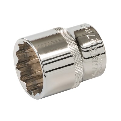 Silverline Socket 1/2 inch Drive 12pt Metric 27mm 436883