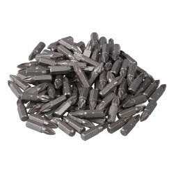 Silverline Pozidriv CrV Screwdriver Bits 100pk PZ2 486934