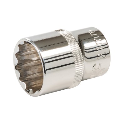 Silverline Socket 1/2 inch Drive 12pt Metric 21mm 501751