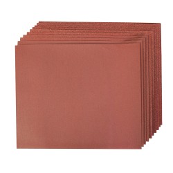 Silverline Aluminium Oxide Hand Sheets 10pc 60g 80g 120g 240G 696982