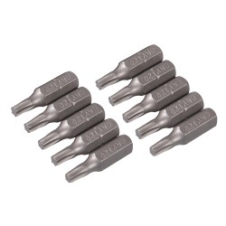 Silverline T20 CrV Screwdriver Bits 10pk T20 797963