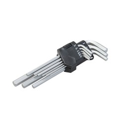 King Dick Hex Key Wrench 9 Piece Set AF 1/16 inch to 3/8 inch HWA200