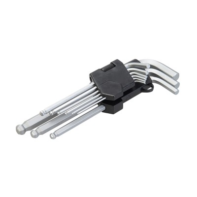 King Dick Hex Key Wrench Long Ball End 9pc Metric Set 1.5mm to 10mm HWML208