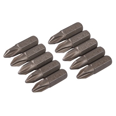 Silverline Phillips CrV Screwdriver Bits 10pk PH2 SB204