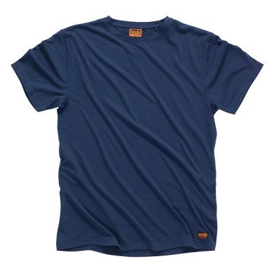 Scruffs Worker T-Shirt Long Length Navy M Medium T54677