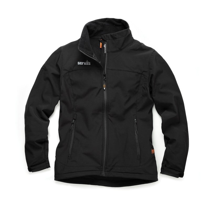 Scruffs Womens Trade Softshell Jacket Black Size 14 T55296