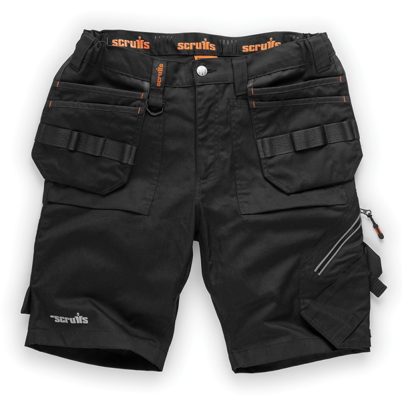 Scruffs Womens Trade Flex Holster Shorts Black Size 10 T55656