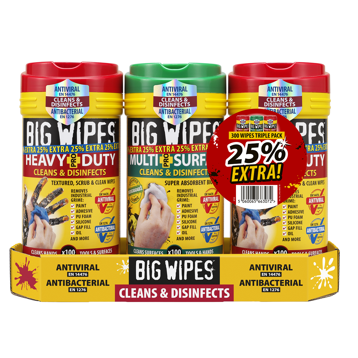 Big Wipes Heavy Duty 8” X 12” Wipes