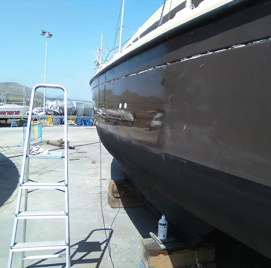 crystal glo fiberglass boat surface restoring