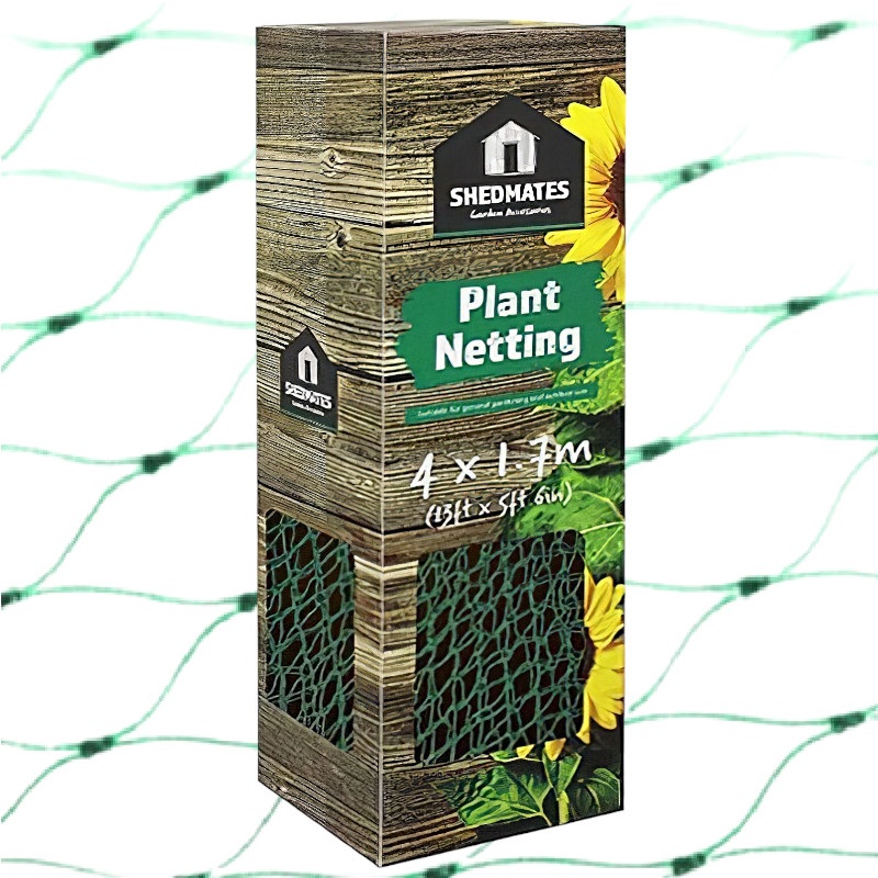 Shedmates Garden Plant Pea Bean Netting Green 4m 1.7m GSNETT3