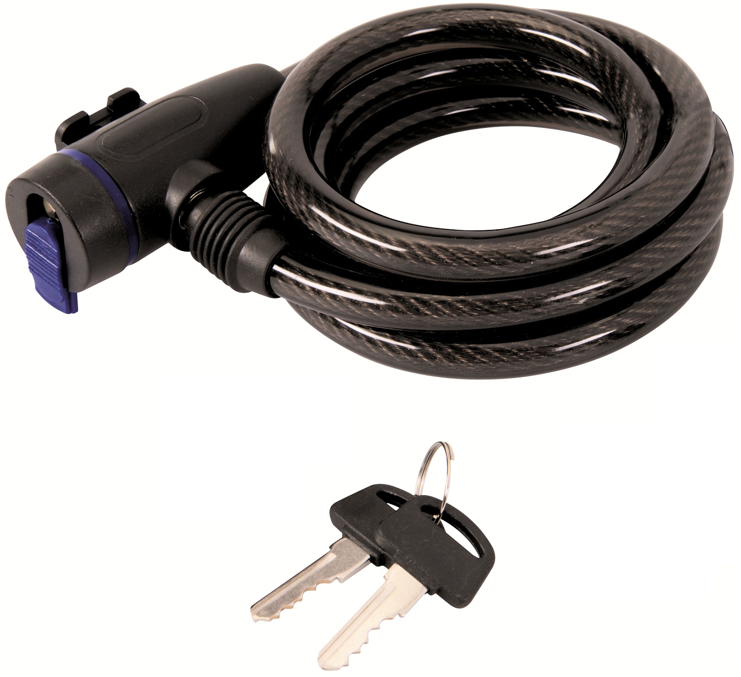 Bike Lock Heavy Duty Bike Cable Lock With 2 Keys – 10mm Thick, 65cm Length,  Security Rated A 10mm Cable Lock With Keys