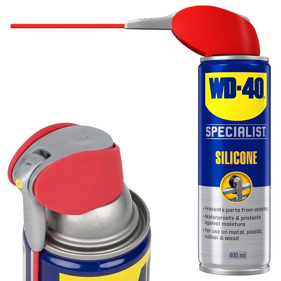 New WD-40 Specialist Silicone Spray 400ml Can Versatile All-Weather UK  791429076003